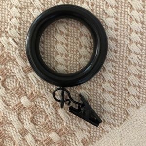 Curtain Rings - Black